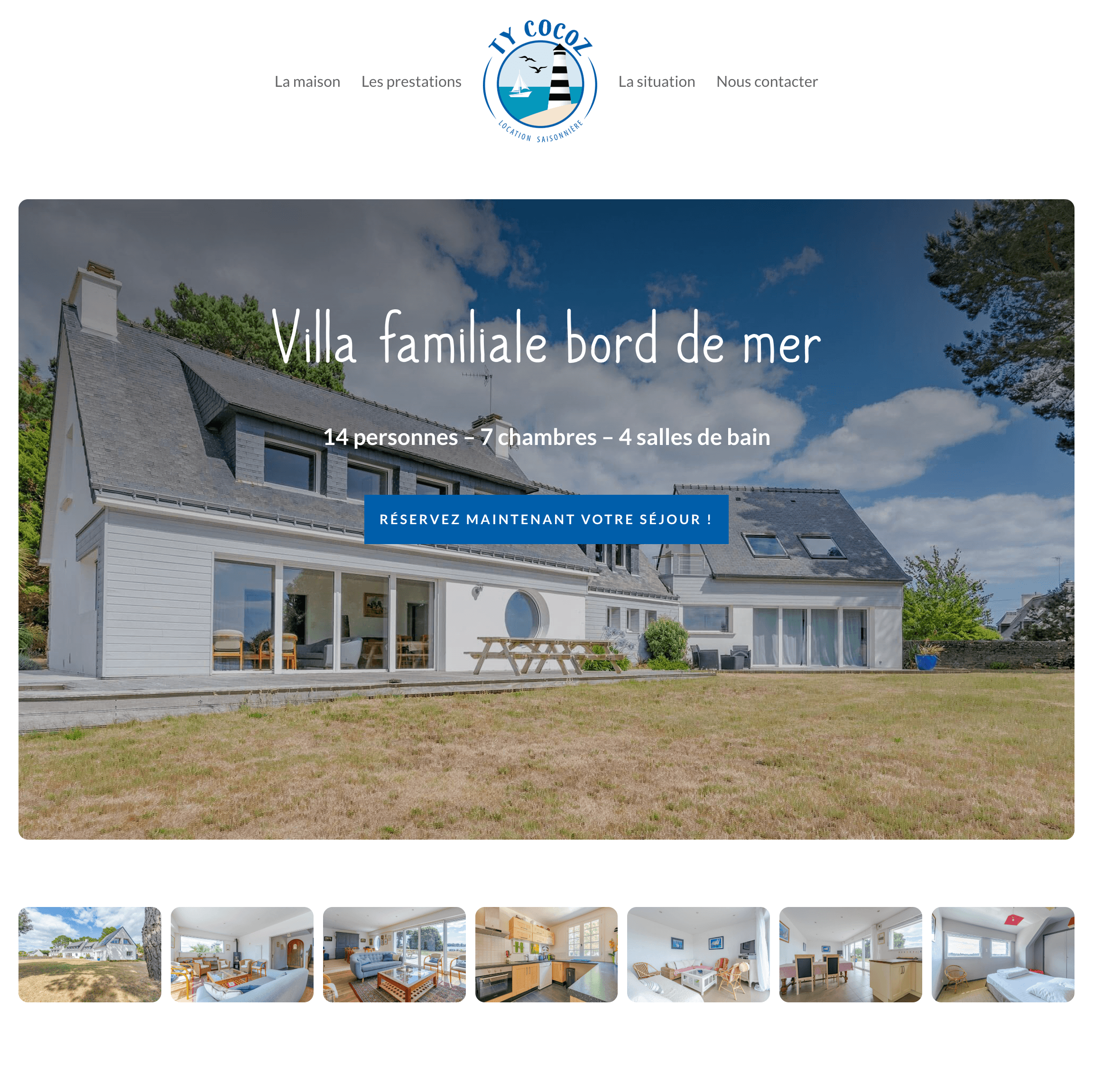 Le site internet d'IM Solutions à Saint-Philibert dans le Morbihan